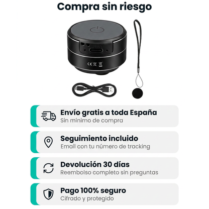 Altavoz que convierte superficies en música